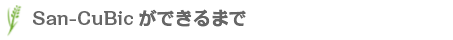 San-CuBicができるまで